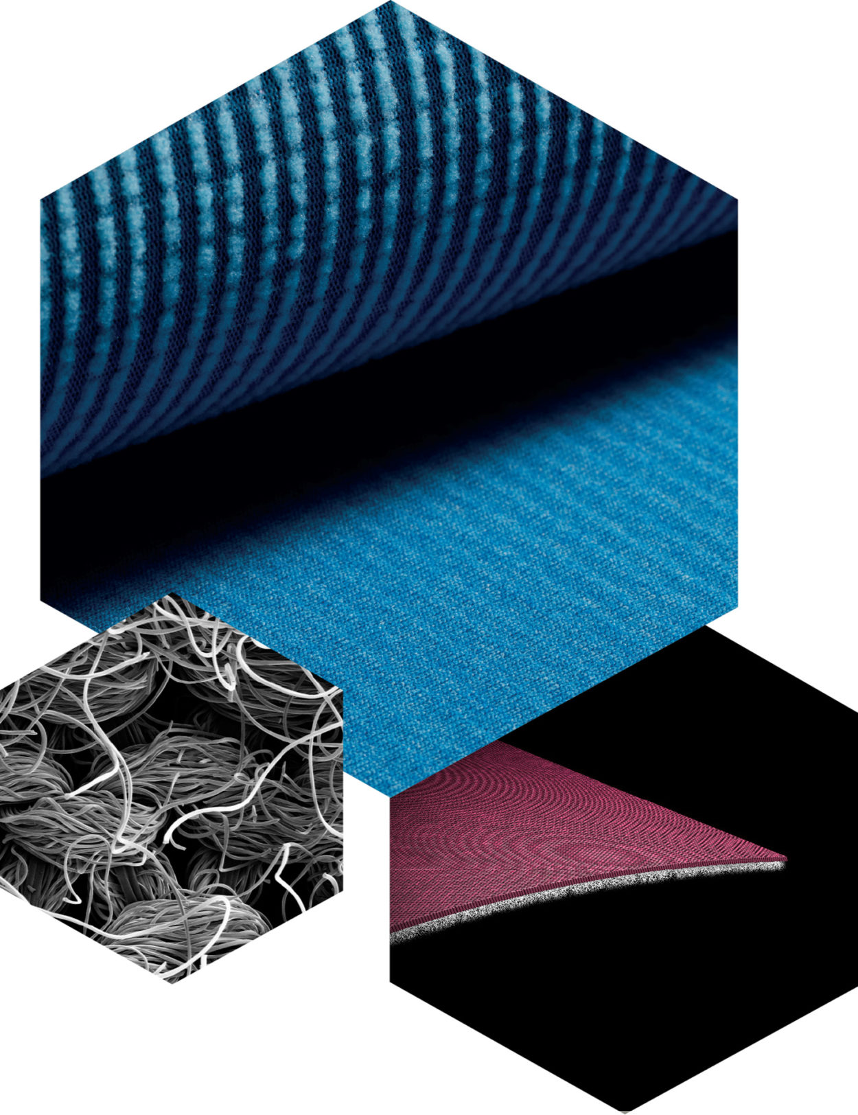 Nahaufnahme Polartec Power Grid