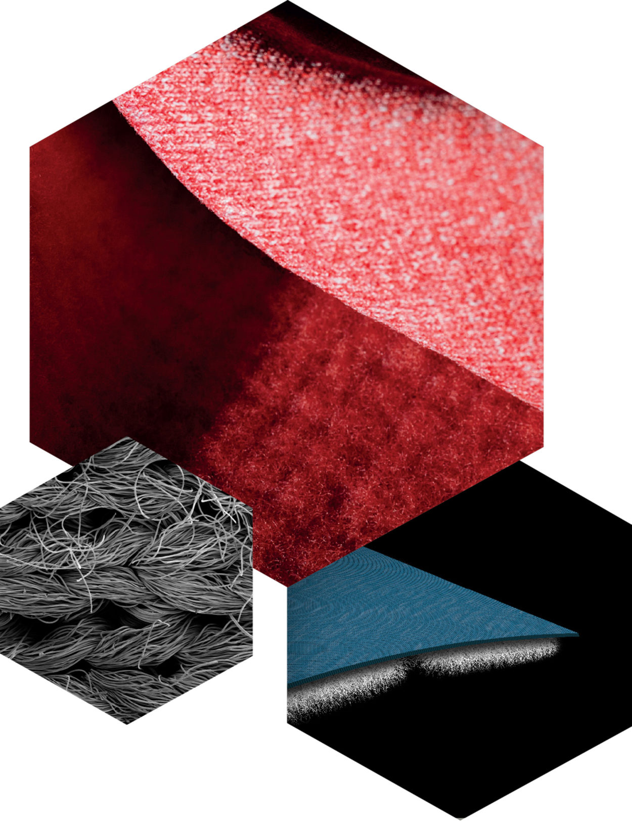 Nahaufnahme Polartec Power Wool