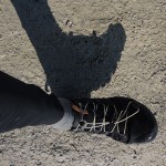 ...das Haifischzahn-artige Profil des adidas Terrex X-King beißt sich überall fest. | Foto: Arnold Zimprich