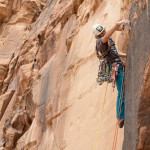 Gerade die Rissel lassen sich wunderbar mit mobilen Sicherungsgeräten absichern. | Foto: Michael Seidl