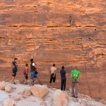Klettern mit 18 Jugendlichen aus dem SOS Kinderdorf in Amann. | Foto: Michael Seidl