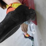 Das Material passt sich der Fersenform für den perfekten Heelhook an. | Foto: Bene Hirschmann