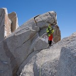 Roli Striemitzer beim Ausstieg von der Supercanaleta am Fitz Roy. | Foto: Inhöger Sepp Jun.