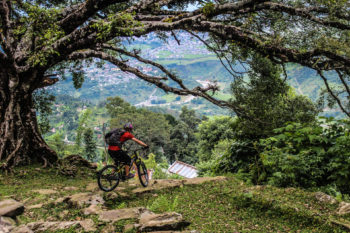 Mountainbiken in Pokhara.