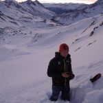 Lachen im Schnee: Ruetz gilt bereits mit 24 Jahren als einer der profiliertesten Kenner des Sellrain. | Foto: Arnold Zimprich