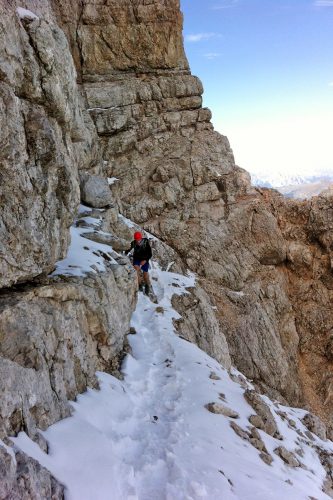 Trittsicherheit und alpine Erfahrung sind absolut notwendig. | Foto: Basti Fiedler