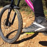 Auf Flatpedal-Pins bietet die Stealth-Sohle bombenfesten Halt. | Foto: Sven Papendick