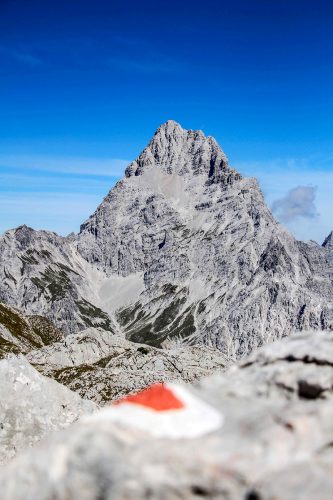 Der Watzmann von Südwesten aus fotografiert. | Foto: Steinacher/Werntgen