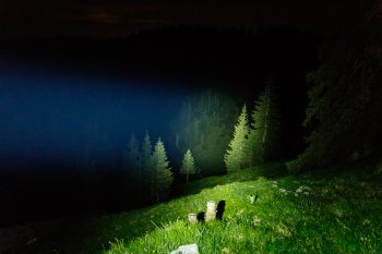 Im Vergleich dazu ist die maximale Helligkeit der MH10 schon stärker. | Foto: Maximilian Draeger