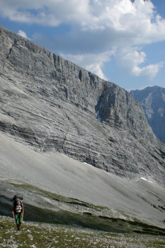 Das Gebirge großer Gefühle - der Toni Gaugg-Weg führt durch das Herz des Zentralkarwendels. | Foto: Arnold Zimprich
