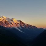 Einzigartiges Naturschauspiel: Der Montblank in der Abenddämmerung von Col de la Balme aus | Foto: Jan Kozlowski