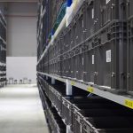 4000 Quadratmeter Grundfläche auf drei Ebenen bietet das neue Bergzeit Lagergebäude.