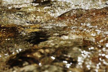 Kurz vor Ende der Tour lädt der Bergleinbach zu einer Abfrischung ein. | Foto: Arnold Zimprich