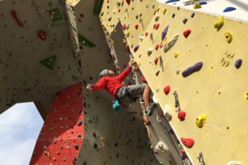 ... und beim Klettern getestet. | Alle Fotos: Michael Bräuer