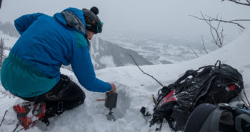 Kochen im Schnee auf dem Wannenkopf. | Foto: Martin Löhle