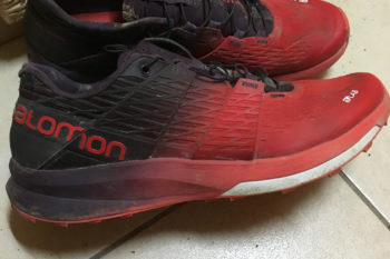 Die Salomon S-Lab Sense Ultra 2 haben die harten Wetterbedingungen gut überstanden.