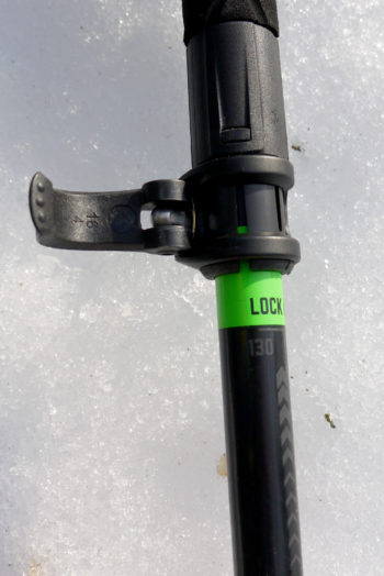 Der Verschluss des Leki Black Series CLD