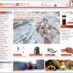 Die Bergzeit Website im Jahr 2011.