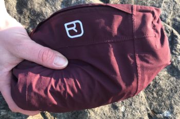 Ortovx Westalpen 3L Light Jacke im Test zusammengepackt