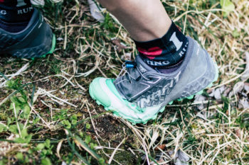 Zehen des Dynafit Schuhs