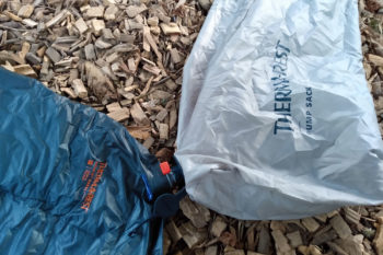 Pumpsack und Uberlite Isomatte