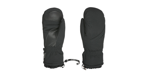 schwarze Winterhandschuhe